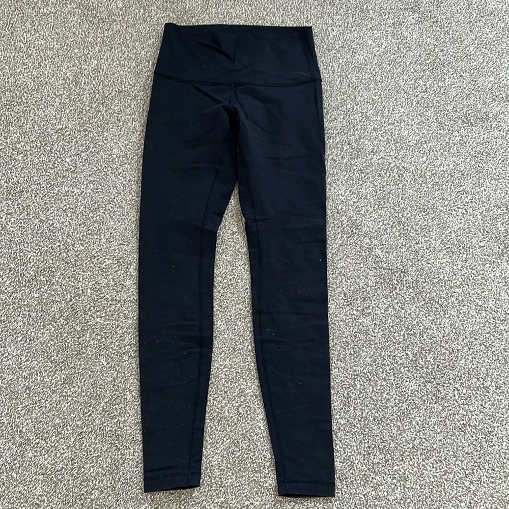 Lululemon Wonder Under black high waisted leggings